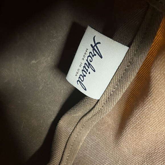 Archival Canvas Backpack Made in the USA Leather details - Picture 11 of 16
